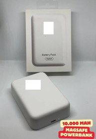 Resim Iphone 10000 Mah Magsafe Battery Pack Powerbank Kablosuz Şarj Ios 8/x/11/12/13/14/15 Uyumlu 
