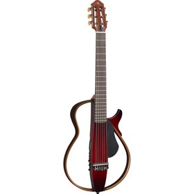 Resim Yamaha SLG200N Silent Klasik Gitar (Crimson Red Burst) 