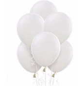 Resim Vatan Balon Tek Renk Beyaz 100 Lü VT386 