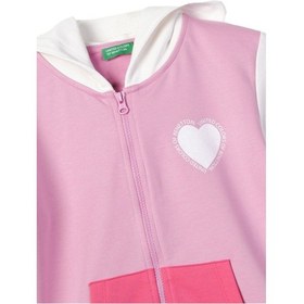 Resim Kız Çocuk Sweatshirt Bnt-g21273 Pembe 