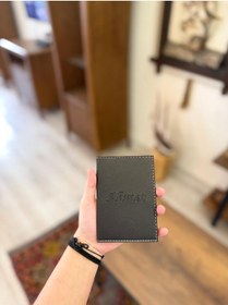 Resim EFE DERİ İsim Baskı Ahmet Deri Dikişli Araç Ruhsat Kılıfı Kabı Oto Ruhsatlık Araba Ruhsat Koruyucu 