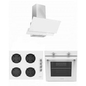 Resim Line Beyaz 3'lü Ankastre Set (ED401 - EO320 - EF200) Exep