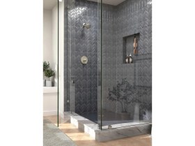 Resim Moen Gibson Fırçalanmış Nikel Posi-Sıcaklık Basınç Dengeleyici Çevre Dostu Modern Duş Süsü, Valf Ger 