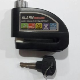 Resim Motospartan Disk Kilidi Alarmlı Siyah Lk603 Rmg 