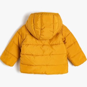 Resim Erkek Bebek Kapüşonlu Şişme Mont 