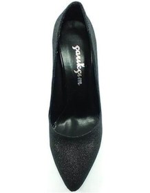 Resim Çarıkçım Stiletto Kadın Ayakkabı Siyah-Simli 61 700 