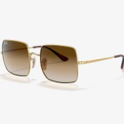 Resim Ray-Ban I-Square RB1971 Kare Altın Unisex Güneş Gözlüğü 