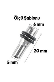 Resim Badem10 Raf Pimi Çift Contalı Cam Ahşap Metal Tutucu Çivisi Mobilya Dolap Pimi Metal (50 Adet) 