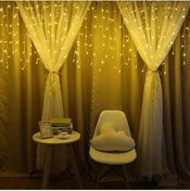 Resim renn 8 Fonksiyonlu 16 Saçaklı Perde Led 3 X 1 (Günışığı) 