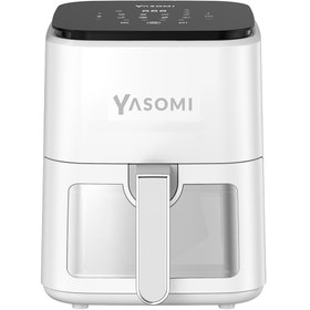 Resim Yasomi Y35 Beyaz 1350w 3,5 Litre Camlı Airfryer Fritöz ( Türkiye Garantili) 