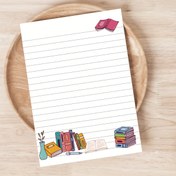 Resim HutYrt Kişiselleştirilmiş Steno Defterleri - Kitap Severler İçin 10.16x13.97 cm Not Defteri, Okuma Kırtasiye, Yapışmaz, Ev ve Ofis Kullanımı İçin, İngilizce Yazılı Dil (1 Paket) 