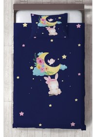 Resim Mekta Home Bebek Ve Çocuk Odası Ayda Sallanan Sevimli Hayvan Desenli Yatak Örtüsü Renkli 