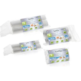 Resim LAICA Tek Tarafı Tırtıklı & Gofrajlı Vakum Rulosu 20cm x 600cm - 2 Rulo - VT3508 