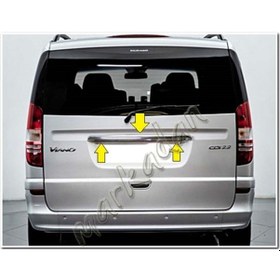 Resim Woc Chrome Mercedes Viano Krom Bagaj Çıtası 2004-2014 Paslanmaz Ç 