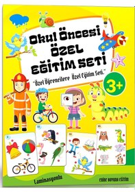 Resim Okul Öncesi Özel Eğitim Seti 4 Süper Kitap Laminasyonlu 
