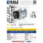 Resim Kale-349730 - Klima Kompresörü Opel Astra F-g Corsa D Zafıra A 