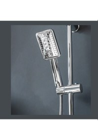 Resim Faumix Ckpenta01 Krom Yağmurlama Tepe Duş Seti Krom 