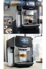 Resim Siemens Drmzz Güçlü 19 Bar,Tam Otomatik Espresso Kahve Makinesi EQ700 integral Inox silver metallic,2,4 L 