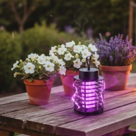 Resim Norino Buffer® Otomatik Akıllı Sivrisinek Öldürme Lambası Şarj Elektrik Çarpması Sivrisinek Kovucu Lamba Öldürmek Masaüstü Duvar Asmak Sinek Kıran Y20 