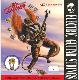 Resim Alice A506-L Elektro Gitar Teli (10-46 Light) | Nikel Kaplama Çelik Paslanmaya Karşı Dayanıklı Rock ve Blues İçin İdeal Tonlar 