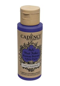 Resim Cadence Style Matt Fabric Kumaş Boyası F-644 Ultramarine 