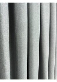 Resim Keten Fon Perde Açık Gri Fon 1/2,5 Orta Pile Açık Gri 