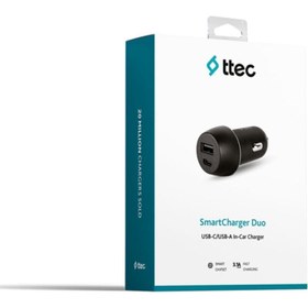 Resim Ttec Smartcharger Duo 3.1a Araç Şarj Aleti Usb-c+usb-a 