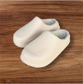 Resim Sonimix unisex hafif taban içi kürklü ofis ev terlik 