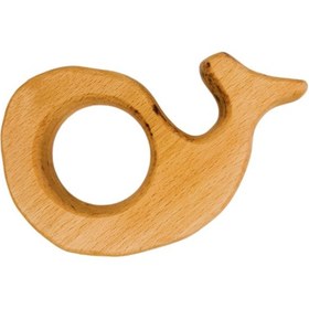 Resim Diş Kaşıyıcı Balina Doğal Ahşap Çok Renkli 