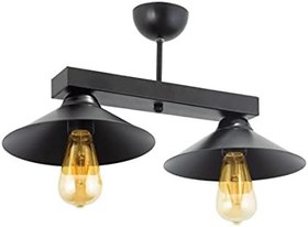 Resim Mylights Retro İkili Sıralı Metal Avize 