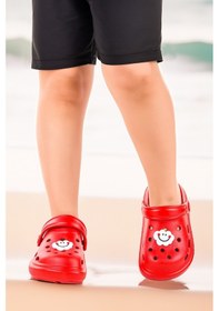 Resim Kiko Kids Eva Plaj Havuz Okul Kreş Erkek Çocuk Terlik Twg 755-1 Kırmızı 