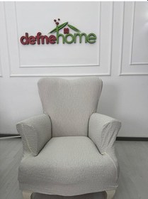 Resim Jakar Kumaş Lastikli Kayma Yapmayan Tek Kişilik 1 Adet Berjer Ört Mint 