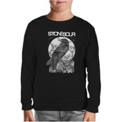 Resim Stone Sour - Crow Siyah Çocuk Sweatshirt 
