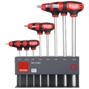 Resim Ceta Form K99-10-M08 8 Parça T Saplı Allen Anahtar Takımı Metal 