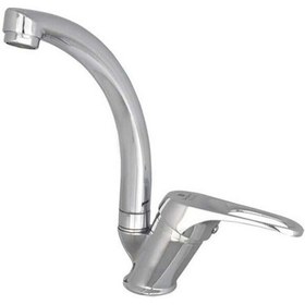 Resim Mix Aç Kapa Krom Döner Borulu Eviye Bataryası Montaj Dahil Krom 