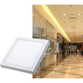 Resim Cata 25W Sıva Üstü Kare LED Armatür CT-5272 - Beyaz Işık 