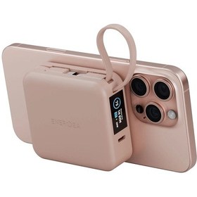Resim Magpac Mini Plus Dijital 10.000 Mah 20w Type-c 20w Type-c Kablo 15w Telefon Saat Kablosuz Şarj Magsafe Powerbank Koyu Gri 