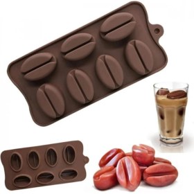 Resim Marsilyan- Kahve Çekirdeği Şekilli Silikon Kalıp 