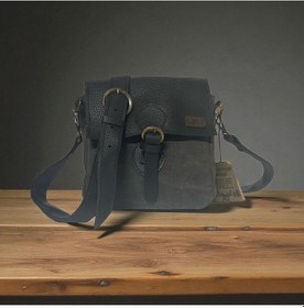 Resim Old Cotton Cargo Kaliteli Su Geçirmez Unisex Küçük Kanvas Günlük Postacı Çantası 20 Cm X 20 Cm Siyah 