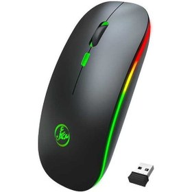 Resim Didadodo Hxsj T18 İkili Mod 2.4ghz Kablosuz Klavye İle Bluetooth Mouse T18 
