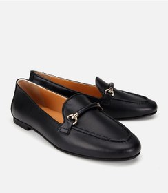 Resim Hotiç Kadın Deri Siyah Toka Detaylı Klasik Loafer 01ayh321340a100 01ayh321340a100 