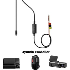 Resim Ice 70MAI UP03 Park Gözetim Modu Kablosu M500 / Omni Hardwire Kit 