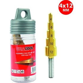 Resim Kademeli Saç Delme Pançı 4 12mm Era56301 Eratool 