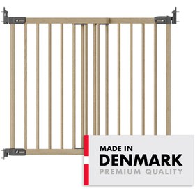 Resim BabyDan Elin Deluxe Ahşap Bebek ve Çocuk Güvenlik Kapısı Naturel - Naturel 