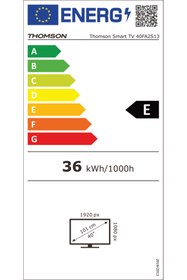 Resim Thomson 40FA2S13 FHD 40" 100 Ekran Uydu Alıcılı Android Smart Led TV 