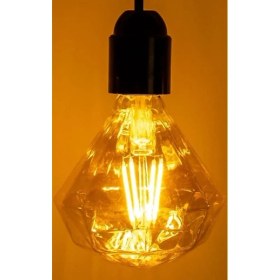 Resim YTE Vintage Filament Rustik E27 220V 2200K Prizmatik Edison Ampul 4W FL95 