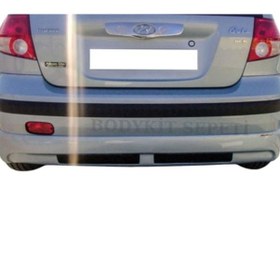 Resim Hyundai Getz Arka Tampon Eki Boyasız Plastik 