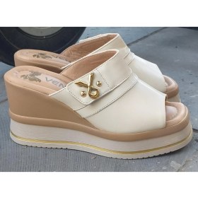 Resim Bags Shoes Venüs 2510904Y Kadın Hakiki Deri Dolgu Taban Terlik 
