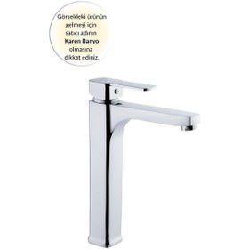 Resim Karen Banyo Robin Çanak Lavabo Bataryası, Krom, Cisa-49019 krom 