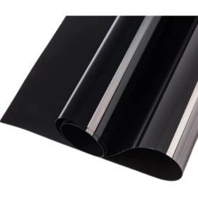 Resim SUNDEF Siyah Orta Ton Cam Filmi 75 cm × 6 m - (2ply 2 Numara %20) Güneş Kontrol Uv / Ir Isı Yalıtımı 